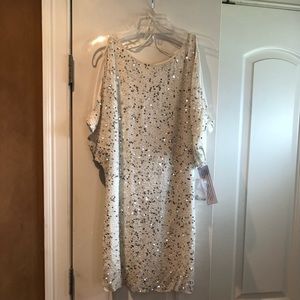 Brand new Off white sequins dress
